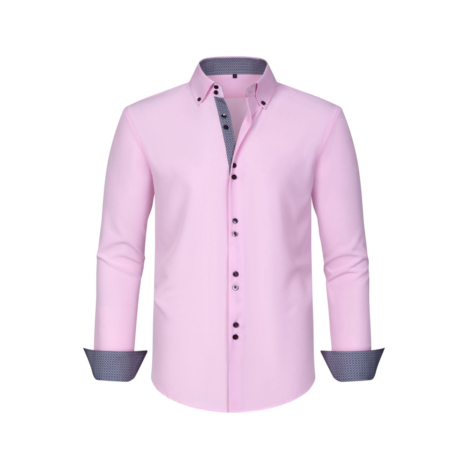 Four - sided elastic polka dot color - blocked double - breasted shirt Homme - RAPHYA