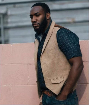 Gilet à simple boutonnage à la mode Homme - RAPHYA