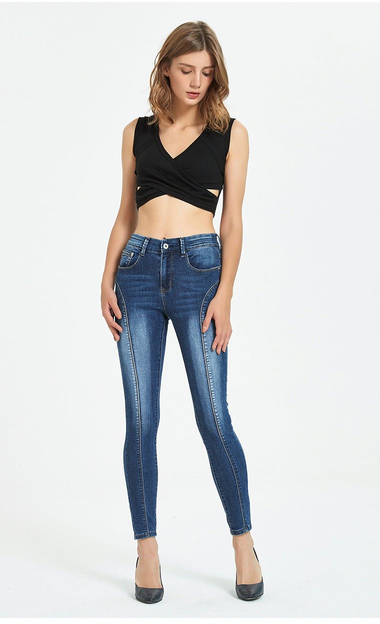 Jean raccourci coupe slim et pantalon crayon Femme - RAPHYA