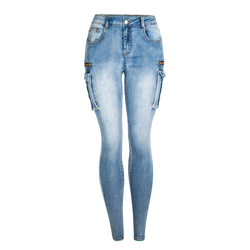 jean slim multi-poches Femme - RAPHYA