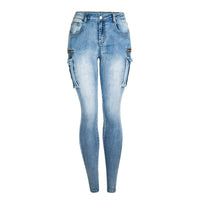 jean slim multi-poches Femme - RAPHYA