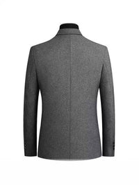 Manteau en laine coupe slim, blazer de couleur unie, automne et hiver Homme - RAPHYA