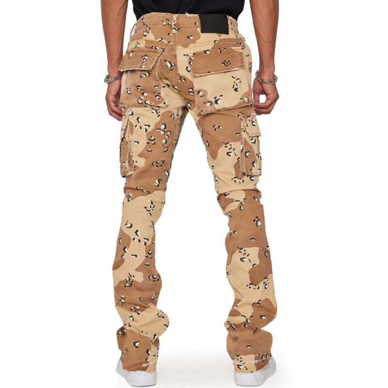 Pantalon cargo ample et décontracté à jambe droite Homme - RAPHYA