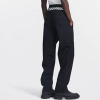 Pantalon droit noir street décontracté, polyvalent et à la mode Homme - RAPHYA