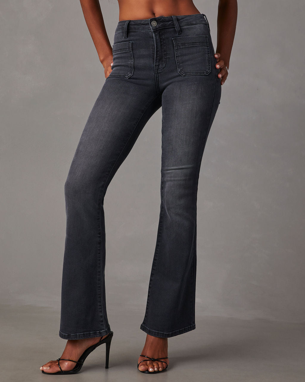 Pantalon évasé en jean tendance Femme - RAPHYA