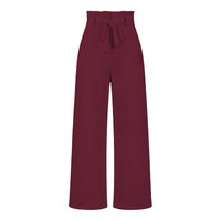 Pantalon large élégant et polyvalent avec ceinture pour les déplacements domicile-travail Femme - RAPHYA