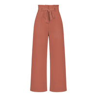 Pantalon large élégant et polyvalent avec ceinture pour les déplacements domicile-travail Femme - RAPHYA