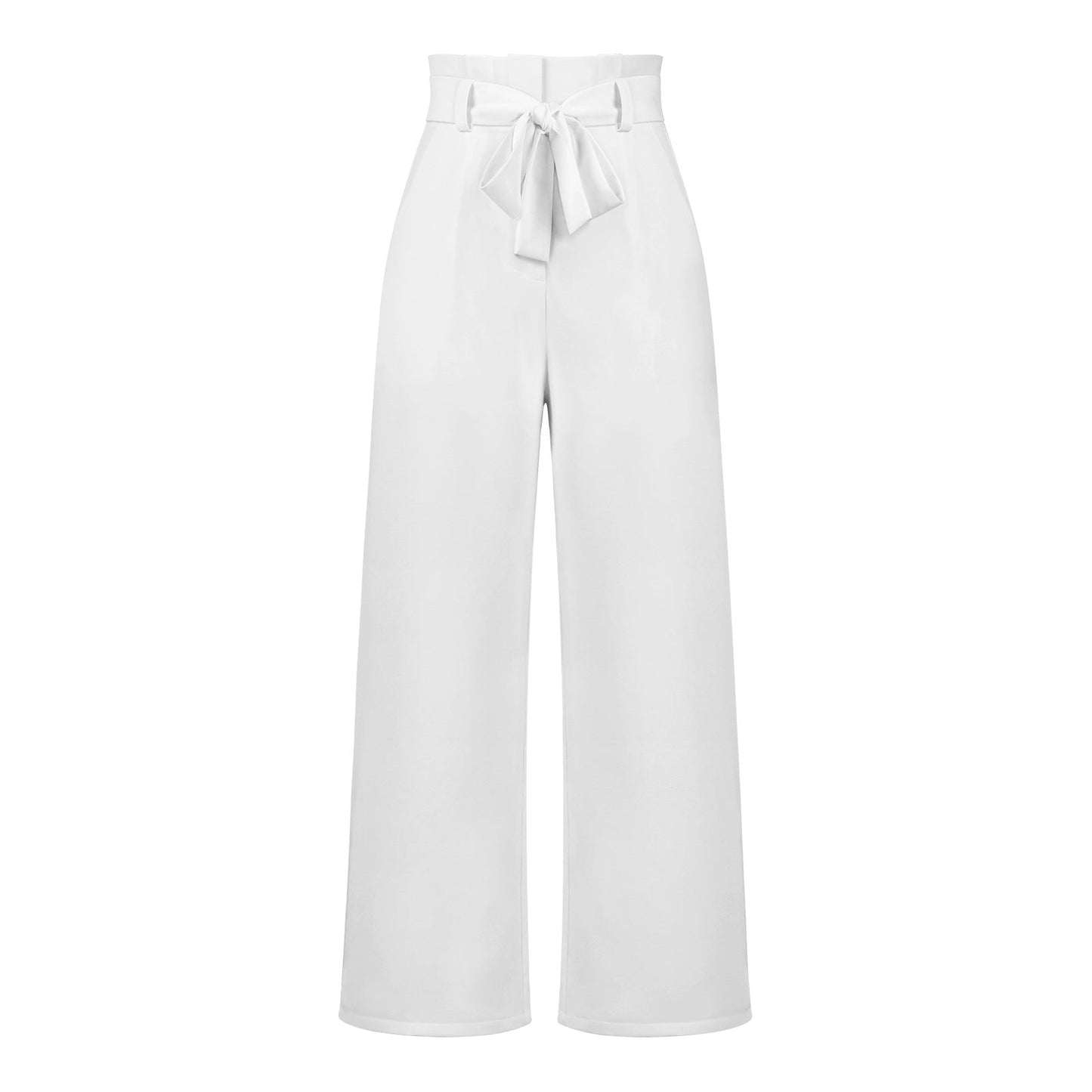 Pantalon large élégant et polyvalent avec ceinture pour les déplacements domicile-travail Femme - RAPHYA