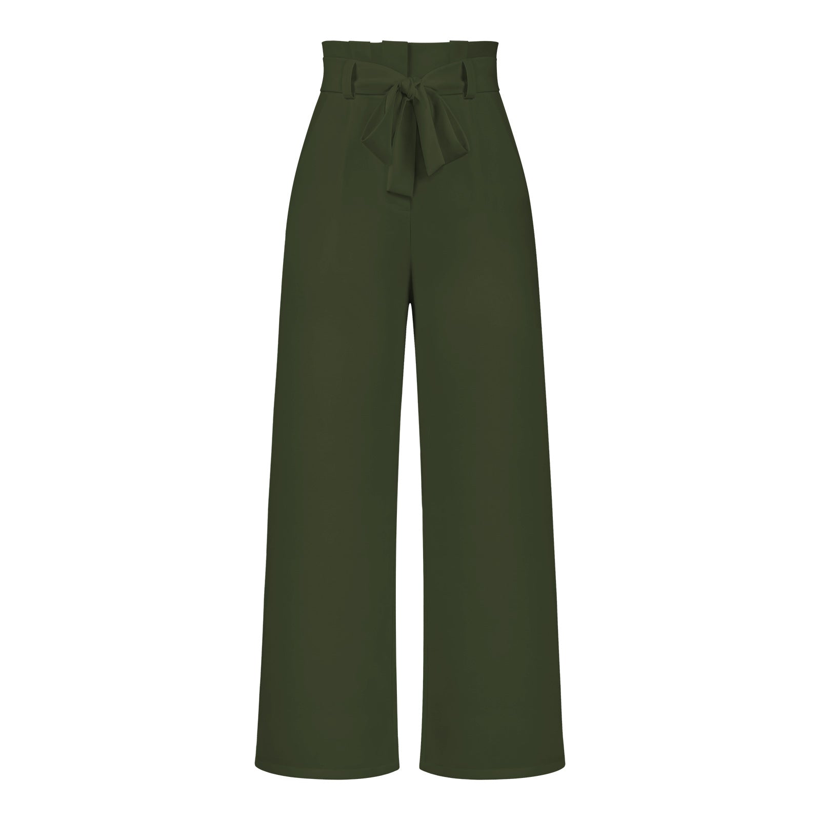 Pantalon large élégant et polyvalent avec ceinture pour les déplacements domicile-travail Femme - RAPHYA