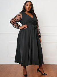 robe ample à manches longues grande taille Femme - RAPHYA