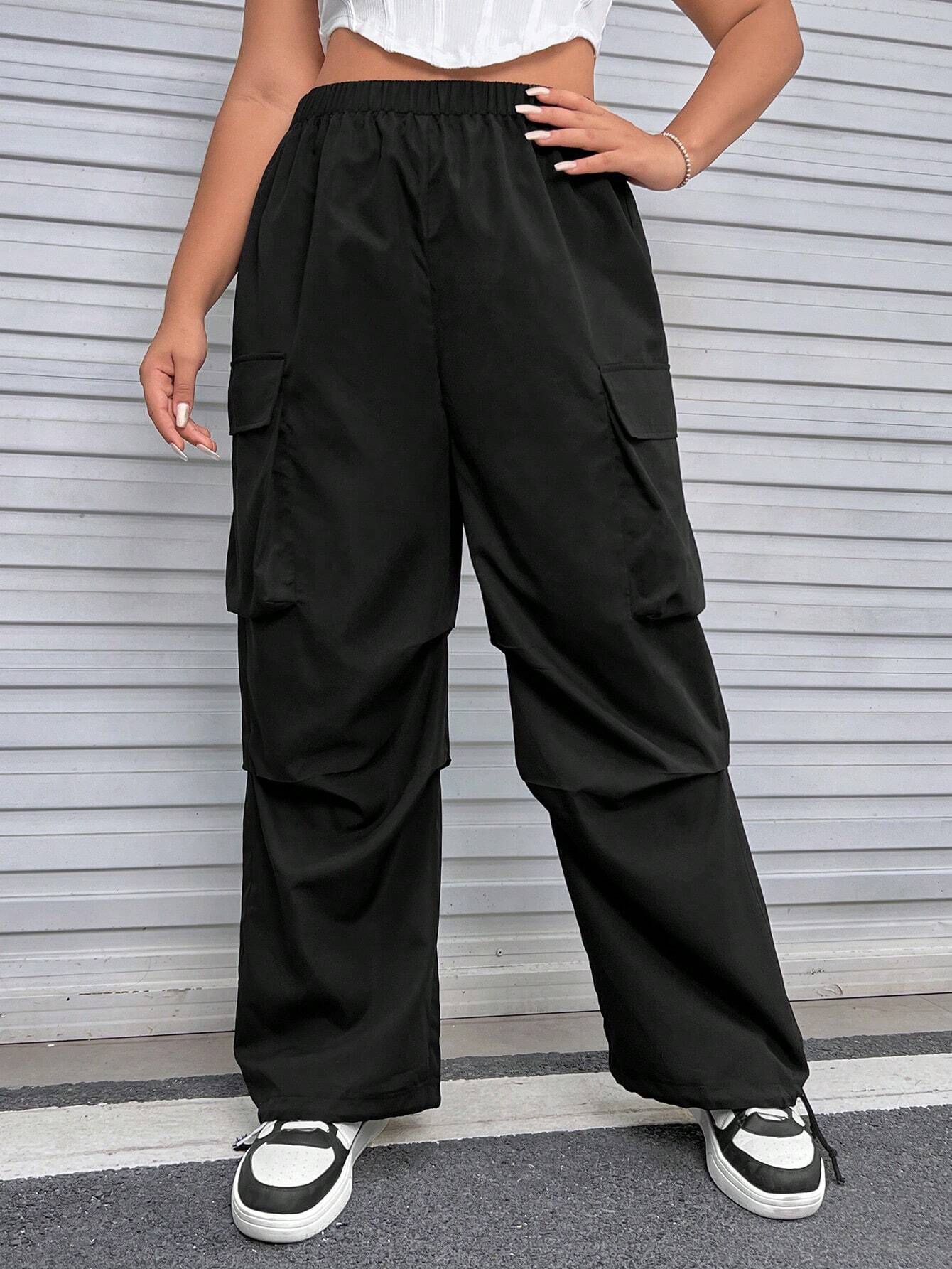 Salopette pantalon décontractée à taille élastique à la mode et polyvalente Femme - RAPHYA