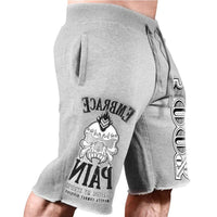 Short athleisure imprimé en coton grande taille Homme - RAPHYA