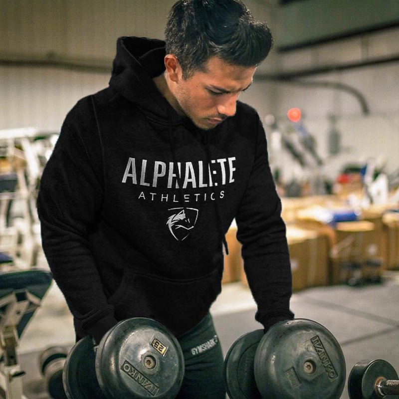 Sweat à capuche tête de loup homme - RAPHYA