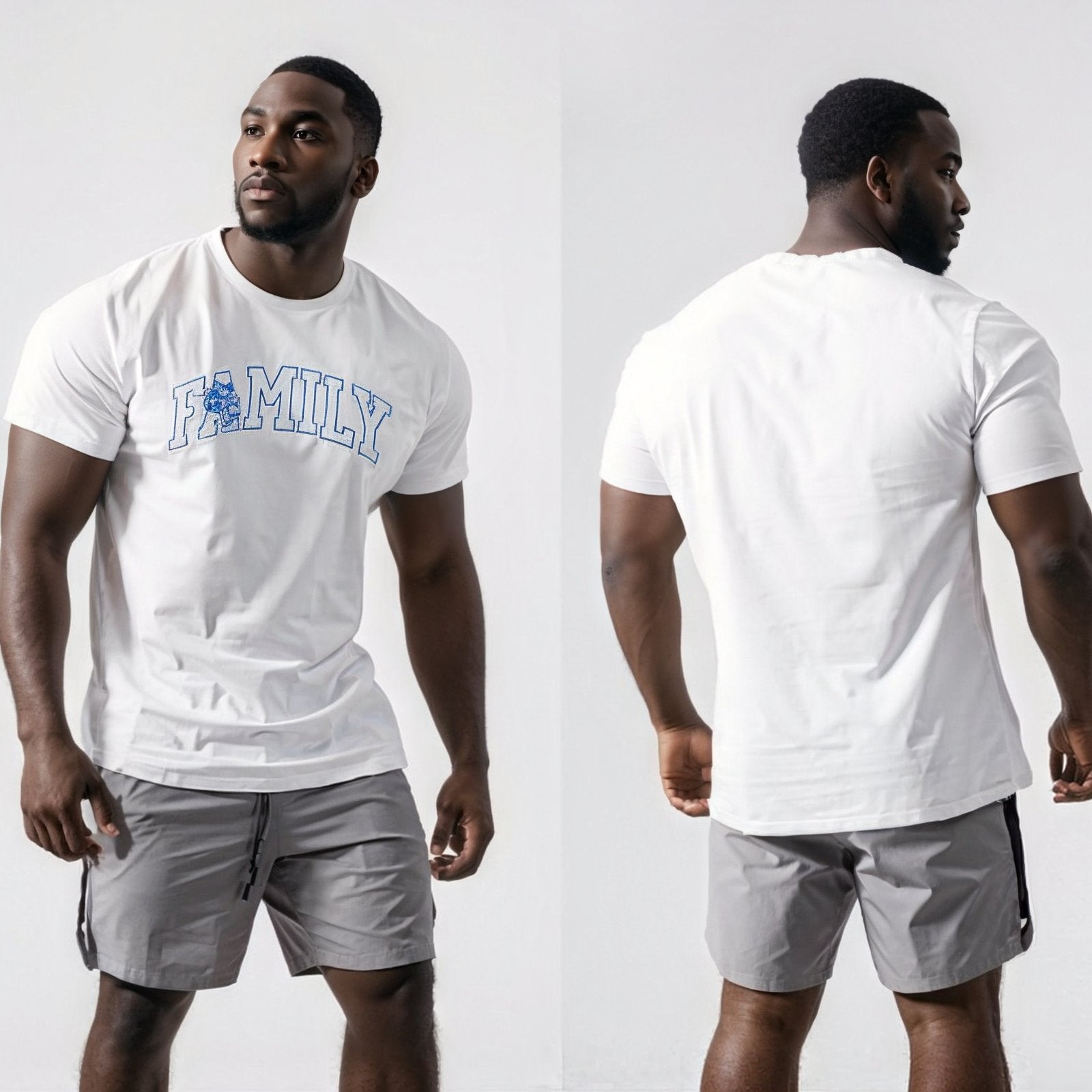 T-shirt slim à manches courtes en pur coton Homme - RAPHYA