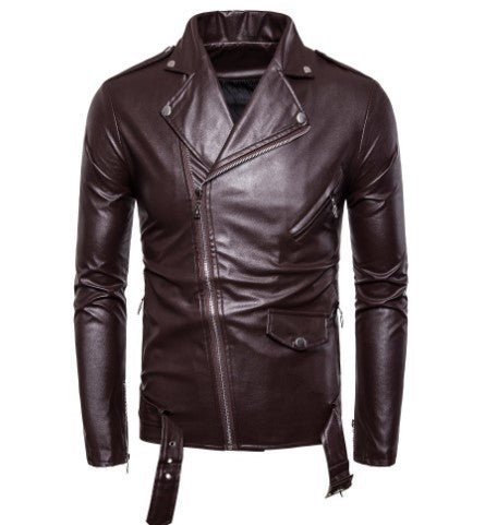 veste en cuir lavé pour moto Homme - RAPHYA