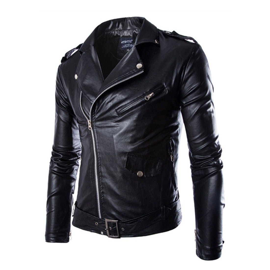 veste en cuir lavé pour moto Homme - RAPHYA