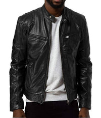 veste en cuir pour hommes - RAPHYA