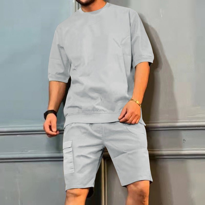 Costume personnalisé short décontracté tendance à manches courtes Homme - RAPHYA