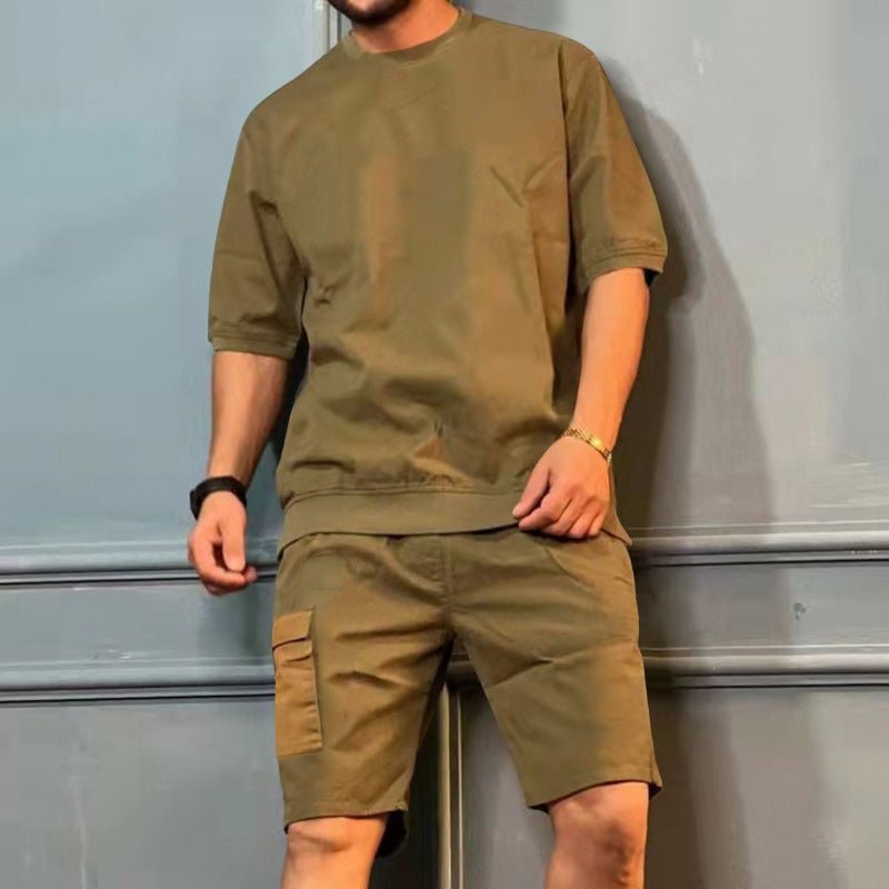 Costume personnalisé short décontracté tendance à manches courtes Homme - RAPHYA