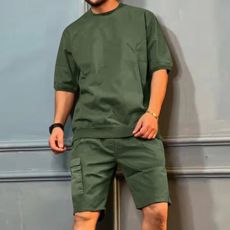 Costume personnalisé short décontracté tendance à manches courtes Homme - RAPHYA