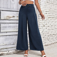 pantalon large taille haute Femme - RAPHYA